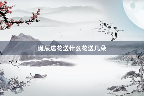 诞辰送花送什么花送几朵